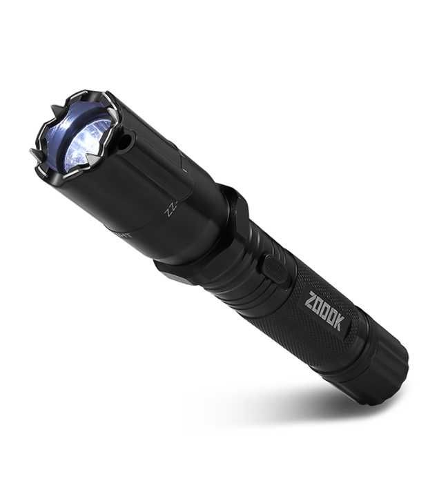 LED полицейски фенер с лазер и електрошок