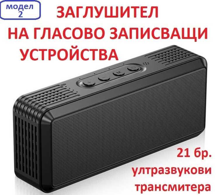 ЗАГЛУШИТЕЛИ на гласово ЗАПИСВАЩИ устройства