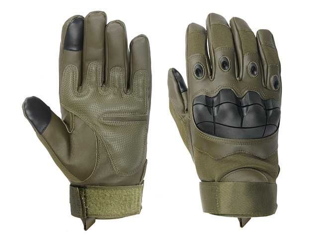Manusi Tactice TG 8FIELDS Noi, Culoare Olive, Marimi M si XL