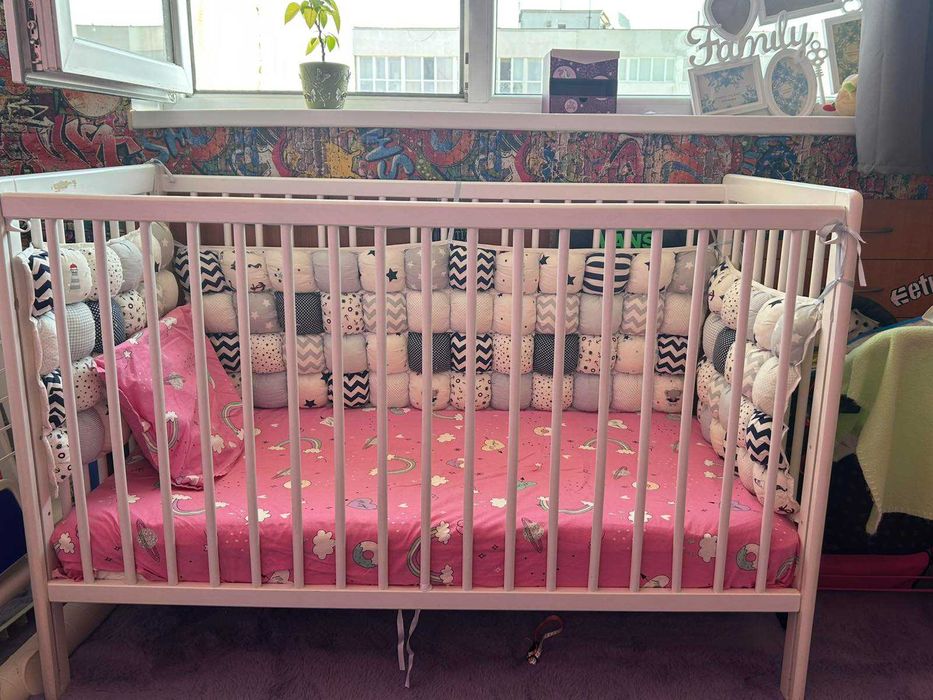 Детска Кошара с матрак и обиколи