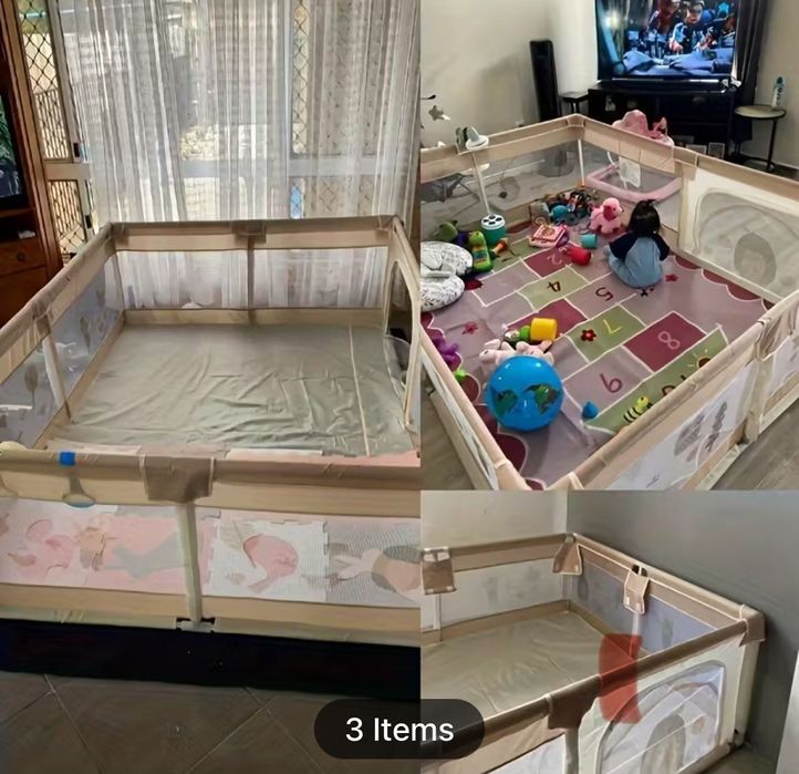 НОВА 150х180см Голяма детска кошара за игра за бебе/ ограда