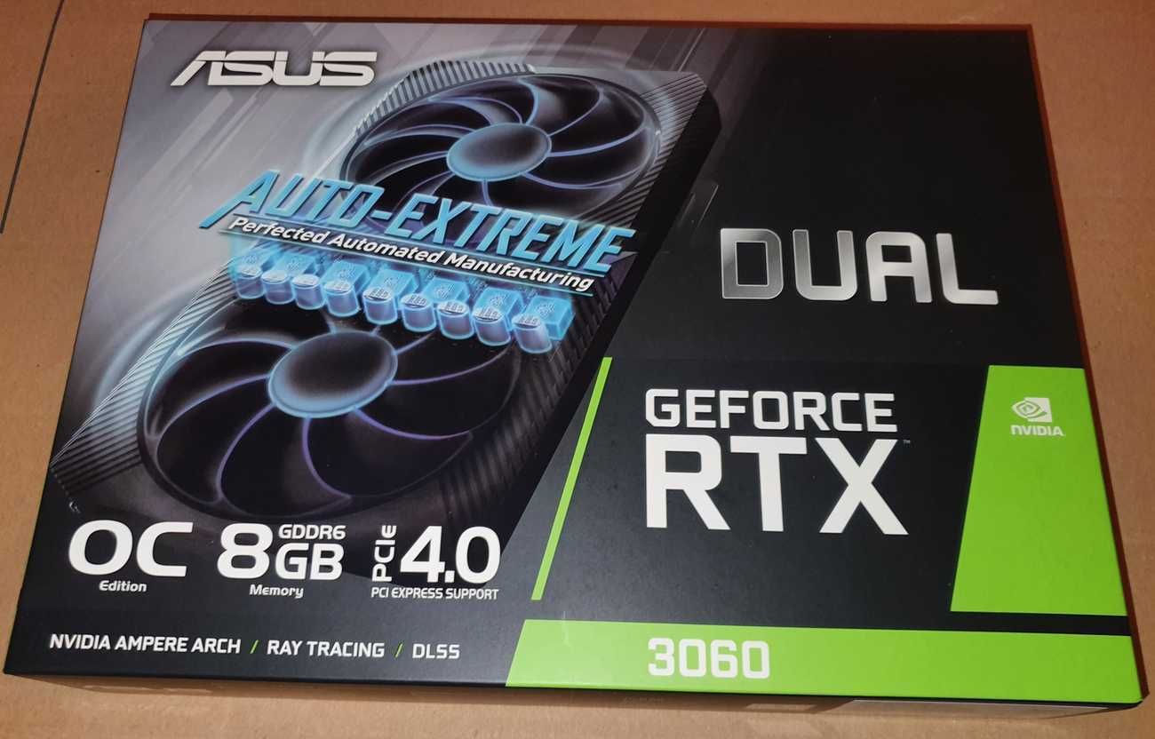 Placa video ASUS GeForce RTX 3060 DualOC Edition 8GB noua sigilata