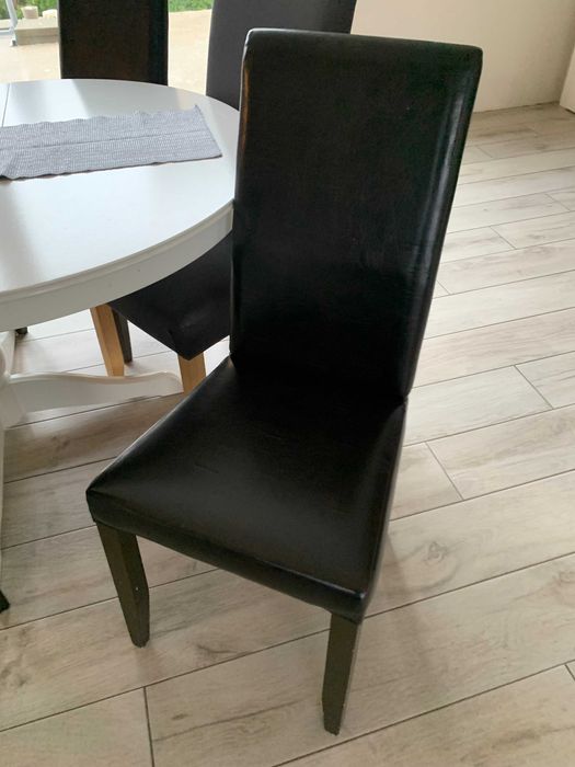 Vand Scaun 6 Scaune Bucatarie Piele Ecologica + Huse Cadou