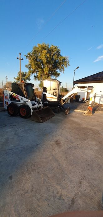 Inchiriez miniexcavator bobcat pt sapaturi santuri fundatii + picon