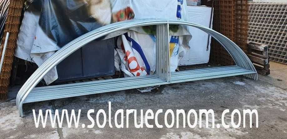 Solar(sera) din țeavă neagră – 20mp – 1930 lei – transport GRATUIT