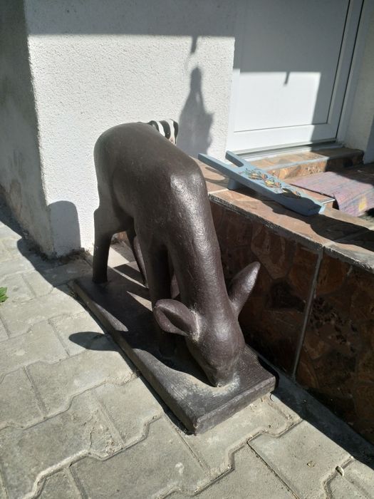 Căprioara din teracota pt gradina curte.