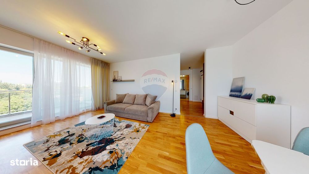 Apartament luminos cu 2 camere si parcare in Luxuria Domenii Residence