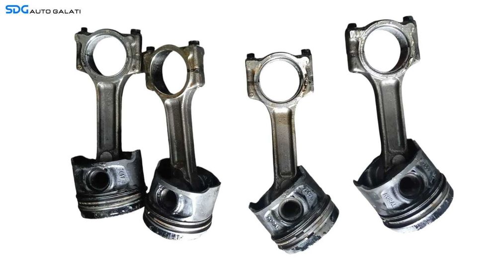 Set 4 Pistoane Complete cu Biela Renault Modus 1.5 DCI K9K732 2005 - 2013 [M8358]