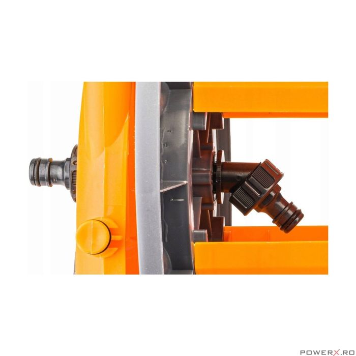 Tambur pentru furtun de gradina 45 metri 1/2", Powermat