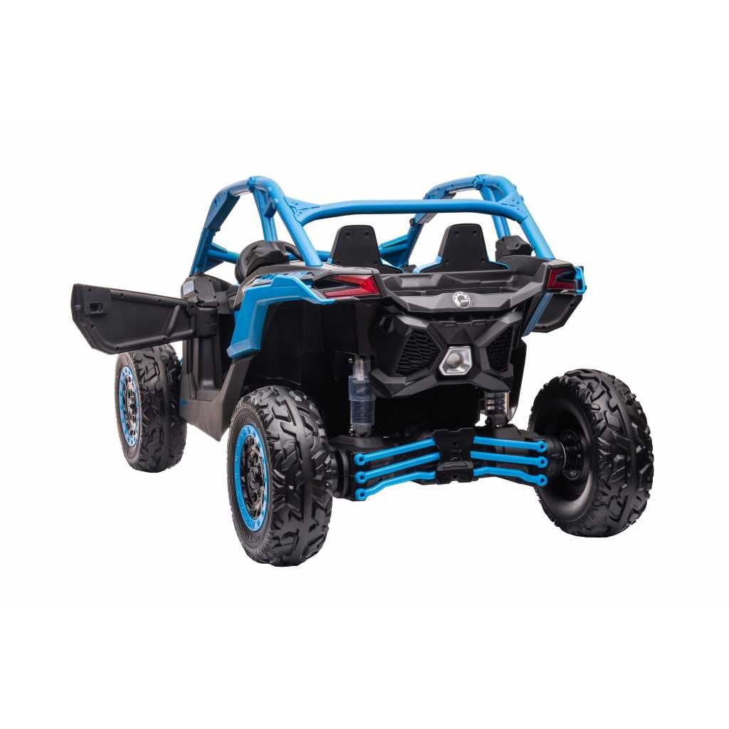 UTV electric copii 2-8 ani Can Am Power 800W 24V 2 locuri 4x4 Albastru