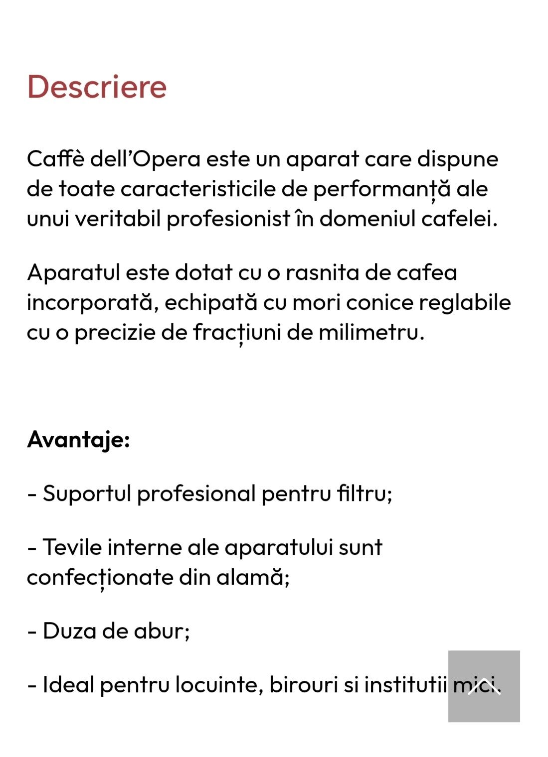 Espressor de cafea Nemox Caffe dell Opera