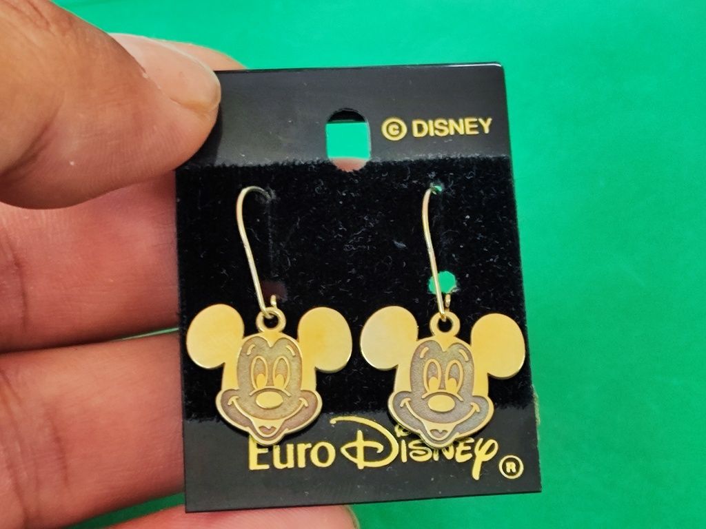 Сребърни обеци walt disney Мики маус