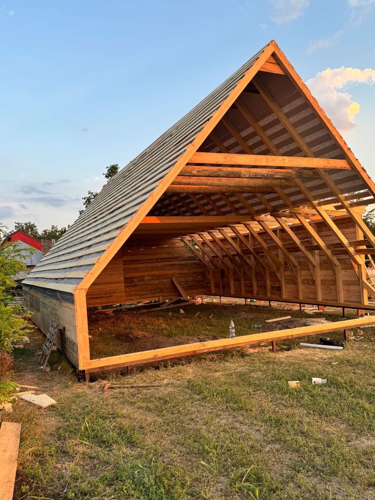 Case si Cabane din lemn, foișoare și terase dimensiuni in functie de p