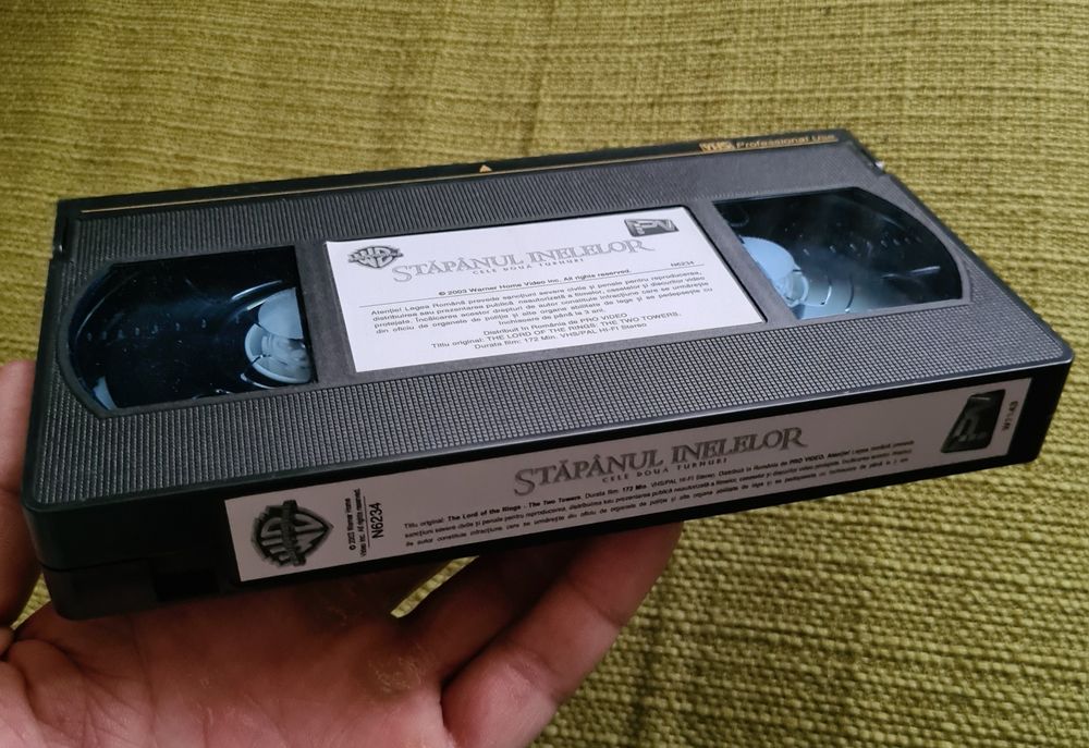 Trilogia Stapanul Inelelor The Lord Of The Rings Filme Film VHS Caseta