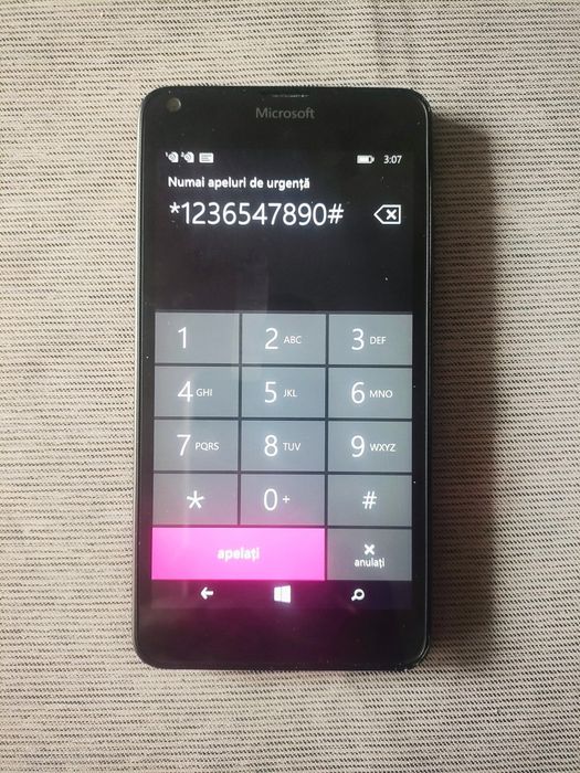 Nokia Lumia 640 Dual SIM ( orice rețea, impecabil)