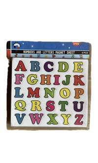Puzzle educativ Nou magnetic, set 6 buc (alfabet, cifre, animale)