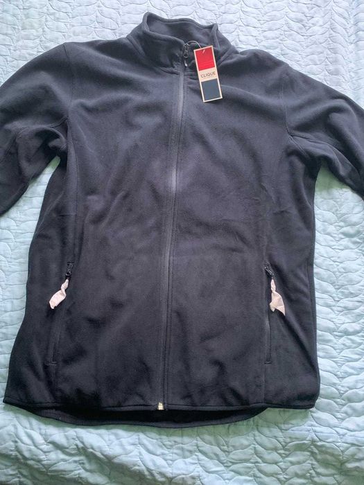 Bluza cu fermoar flece ski-drumeție  navy marca Clinique mărimea XL