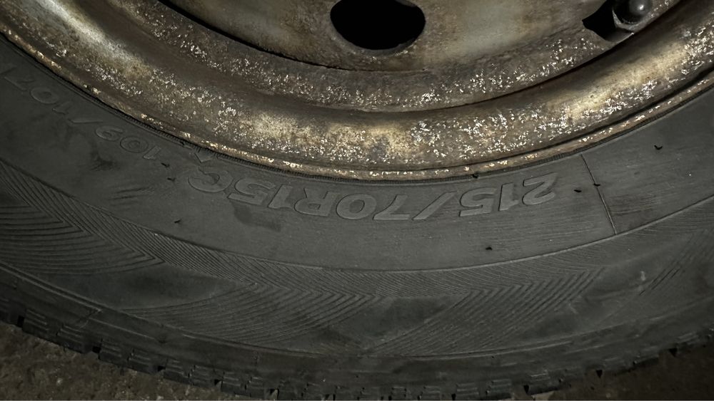 Set Jante 5x118 +anvelope Ducato/Jumper/Boxer 215/70R15C IARNA
