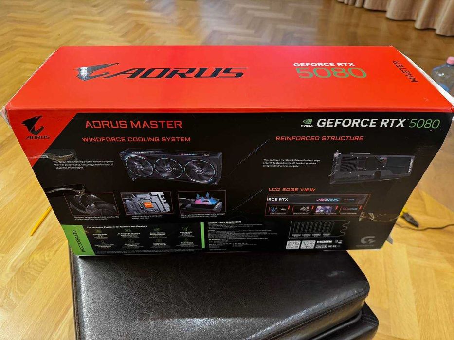 RTX 5080 AORUS Master – Placă Video de Vânzare