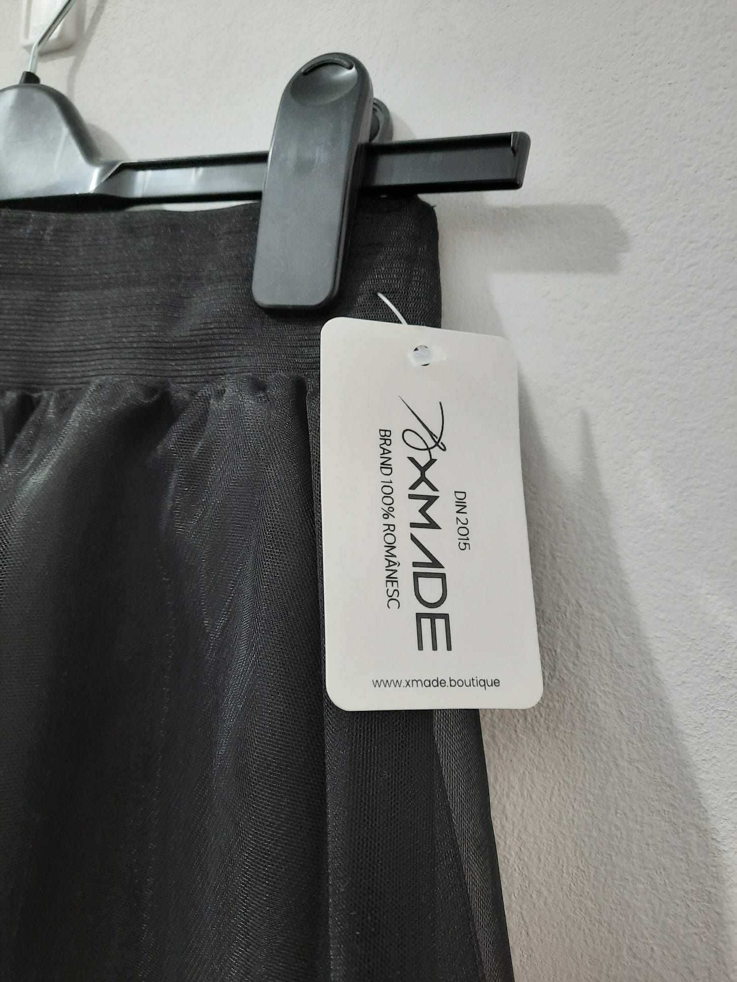 Fusta tulle neagra 55 cm lungime Xmade Boutique - Noua eticheta