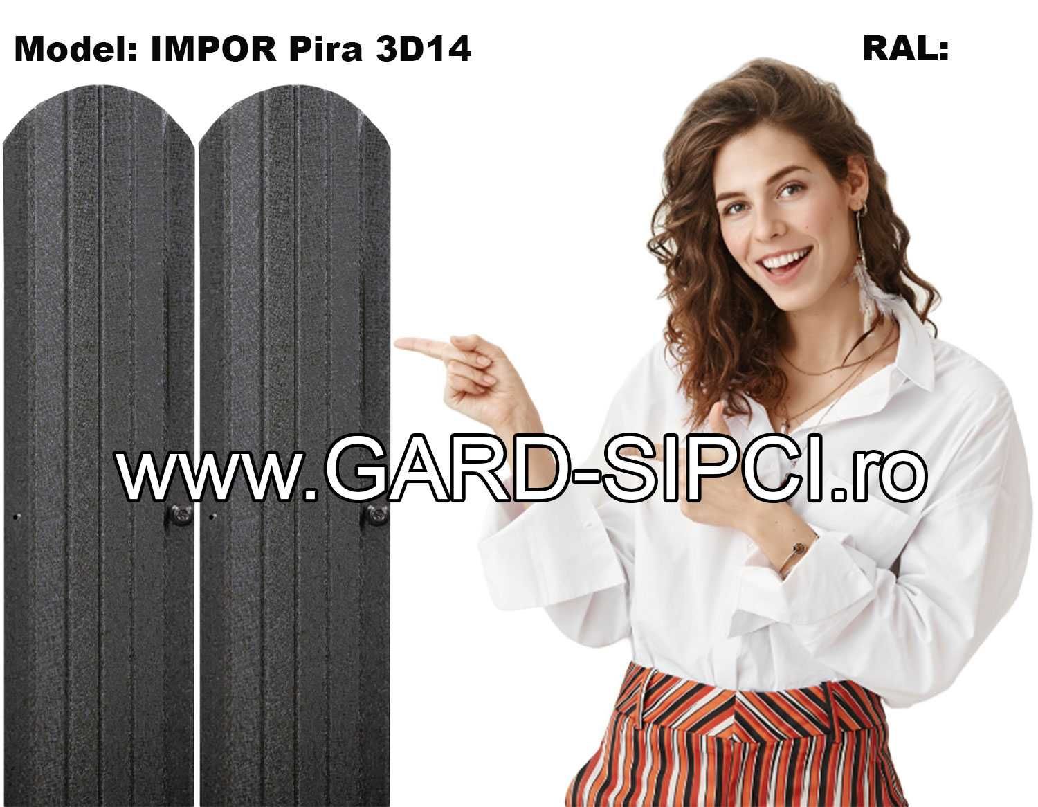 Sipca metalica pentru gard - orice culoare cu transport gratuit !!!