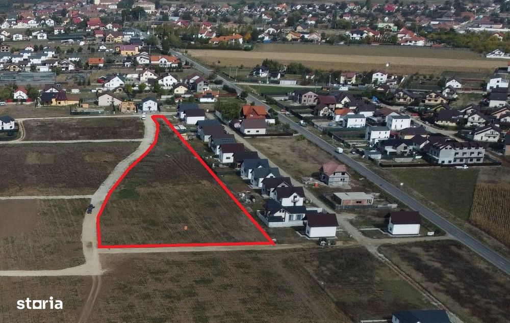 Teren intravilan curti constructii, 8791 m2, Sanpetru-Bod, COMISION 0%