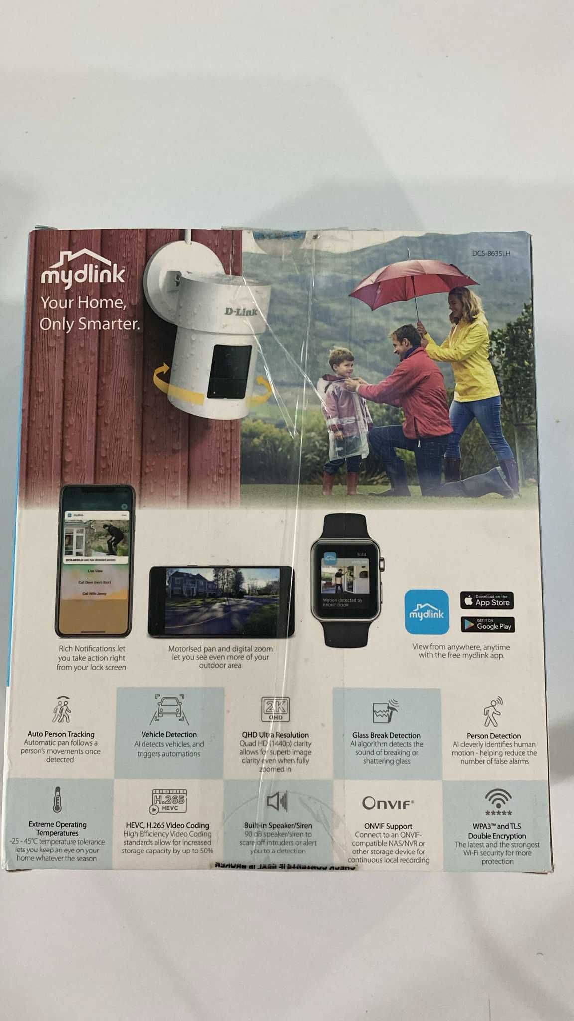 Camara exterior 2K QHD D-Link DCS-8635H mydlink