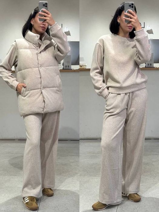 Спортивный костюм тройка с жилеткой