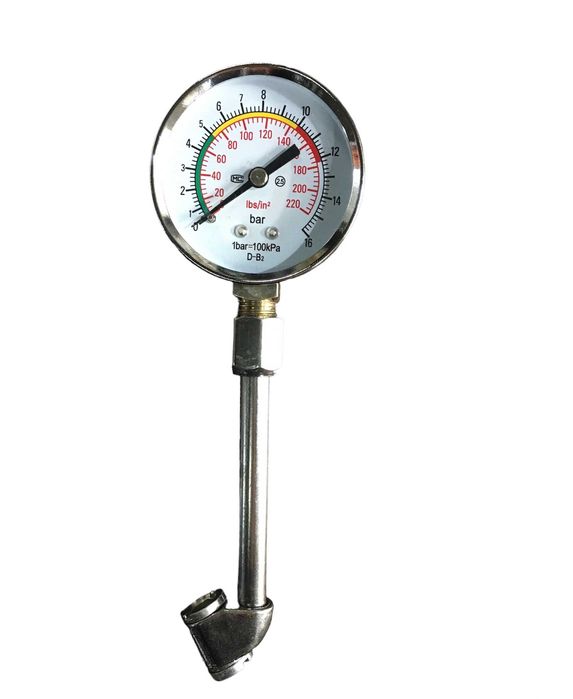 Манометър за Гуми Метален 16 Bar - A-3502
