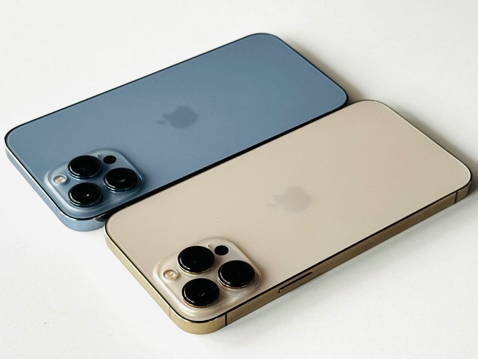 Iphone 13 Pro Max 256GB Blue Gold 100% Батерия! Гаранция 6 месеца
