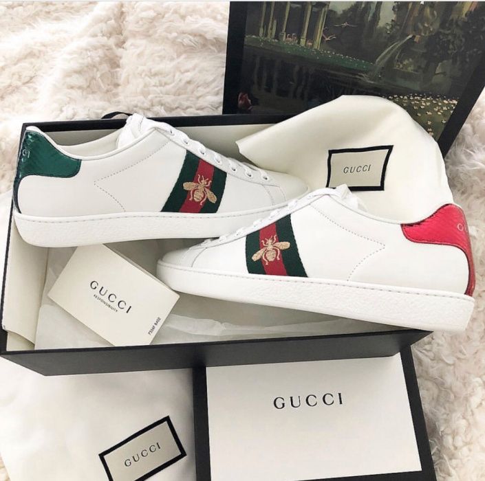 Adidasi Gucci unisex/piele naturală nu eco/certificat autenticitate