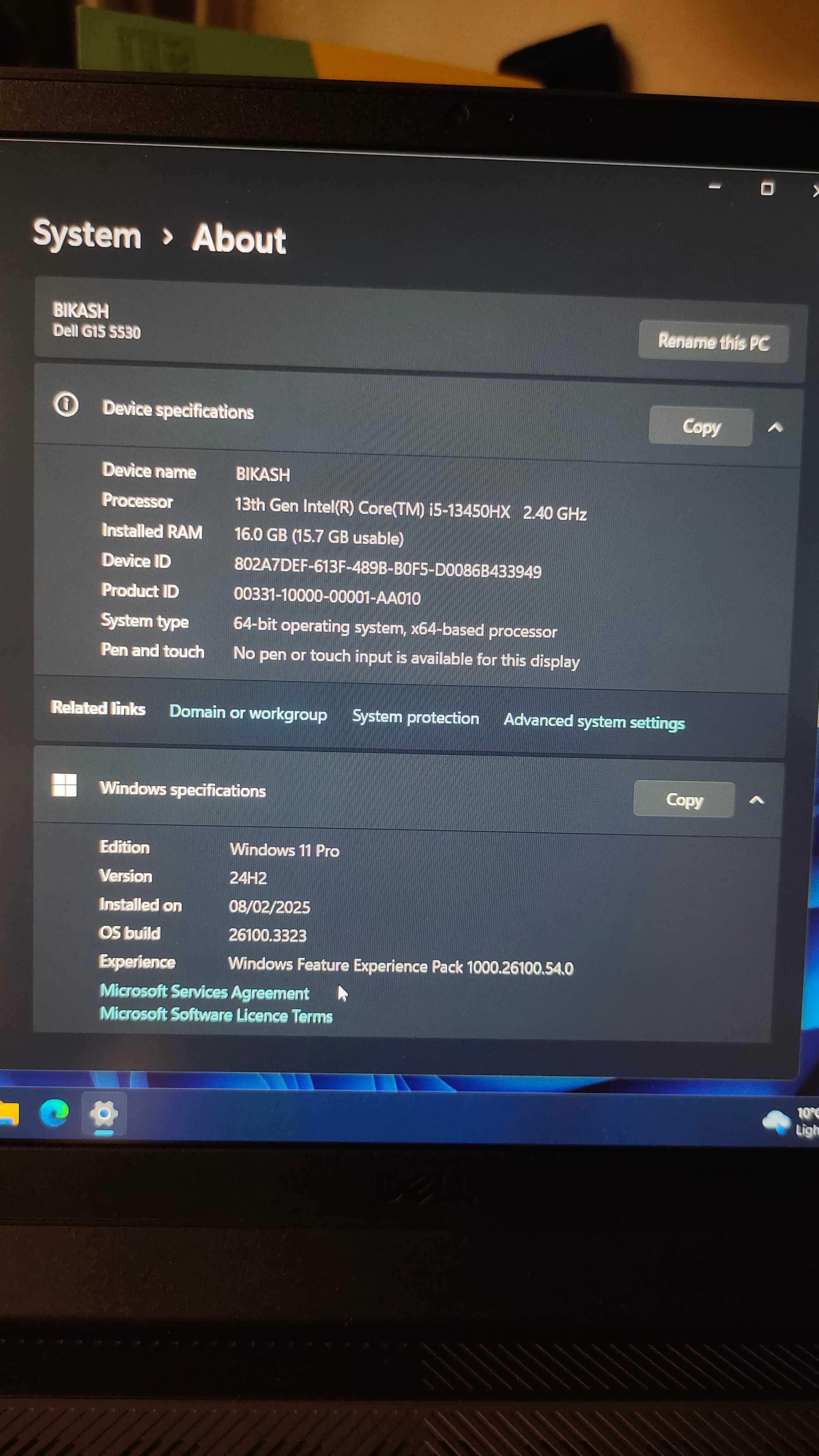 Dell g15 gaming laptop new with warranty.