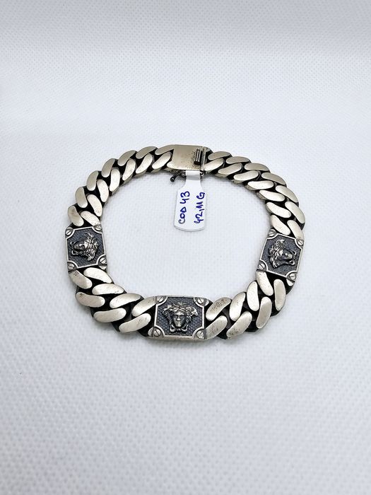 Vand bratara din argint 925 model cuban 42.11 g cod 43