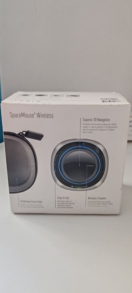 Mouse, 3Dconnexion, SpaceCompact, Negru