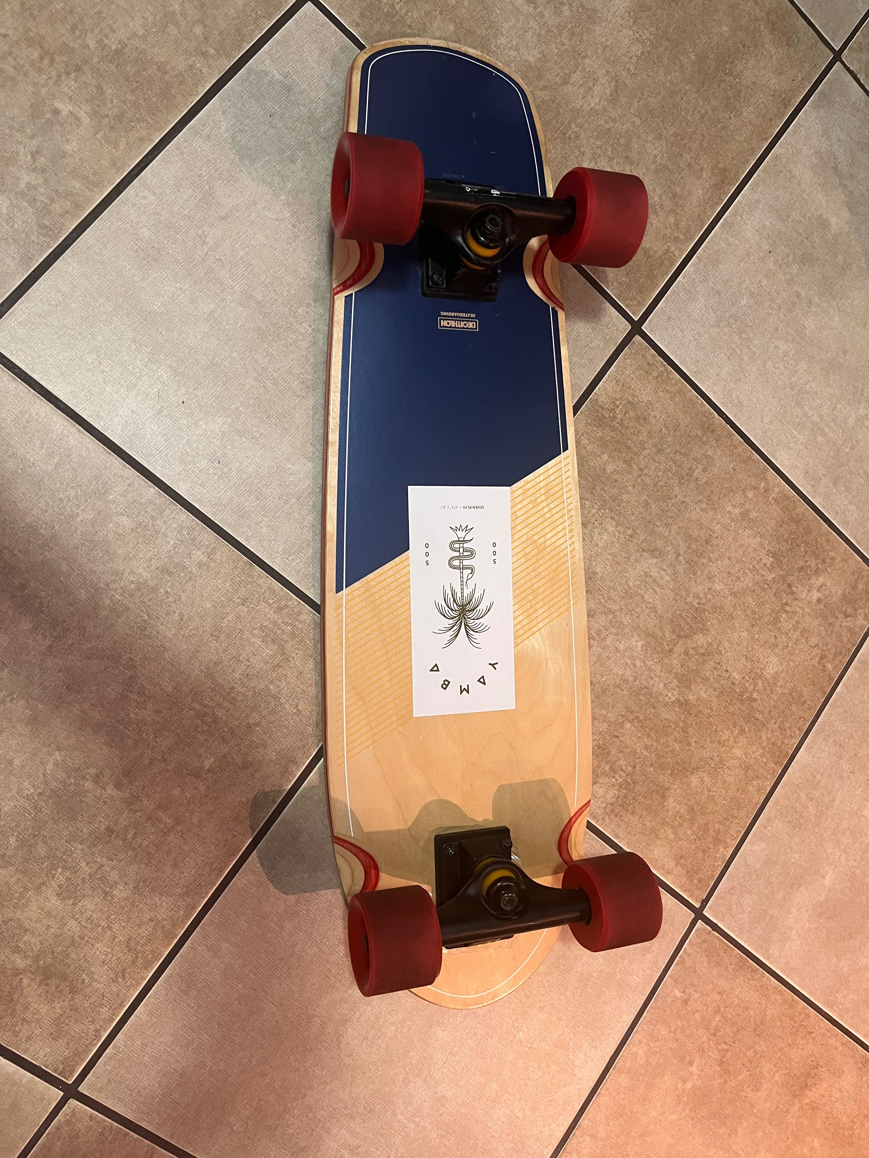 Skateboard / Cruiser YAMBA 500 + Bonus penny board