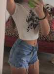 pantaloni scurti denim