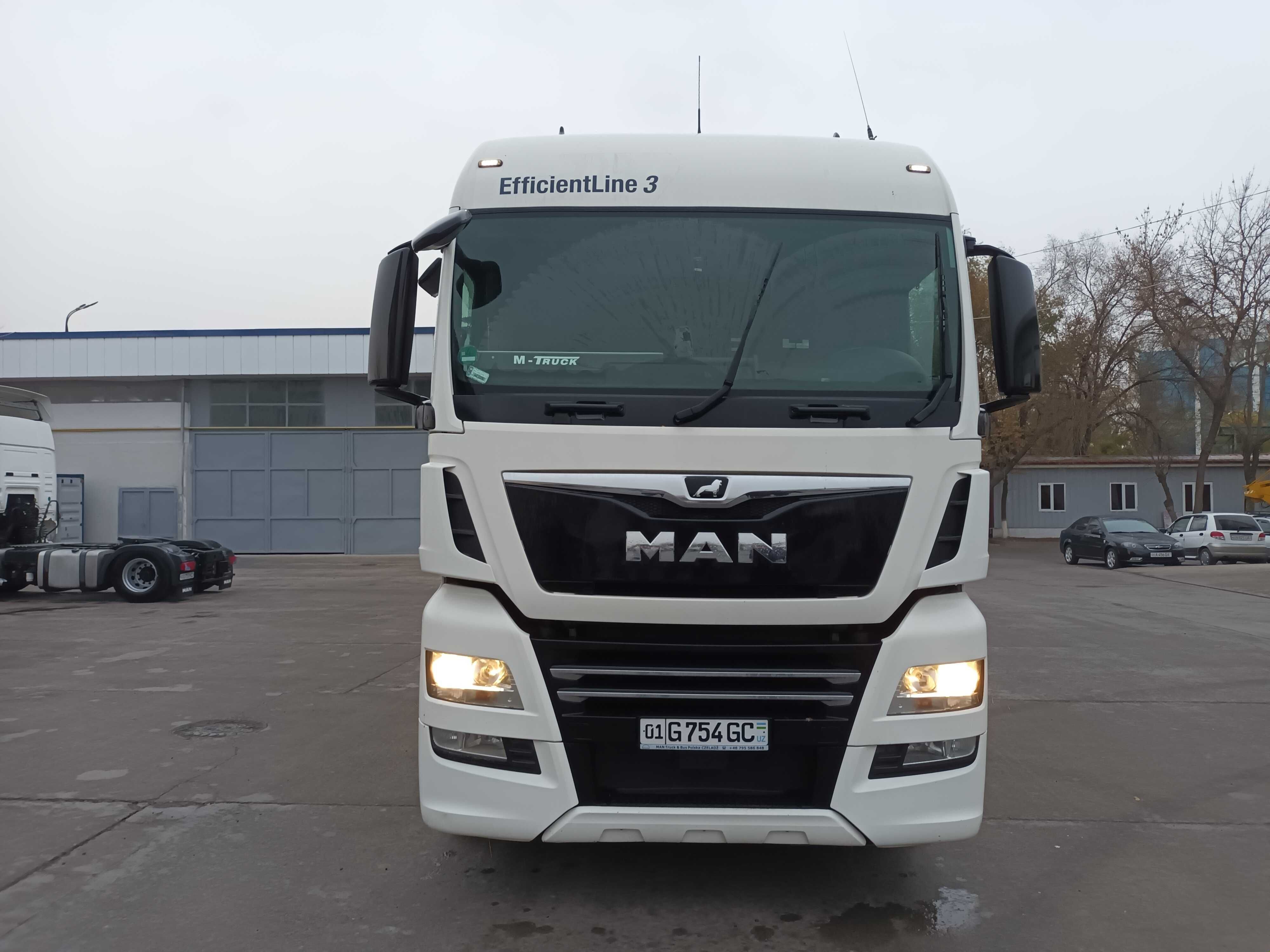 MAN TGX 460+Krone pricep