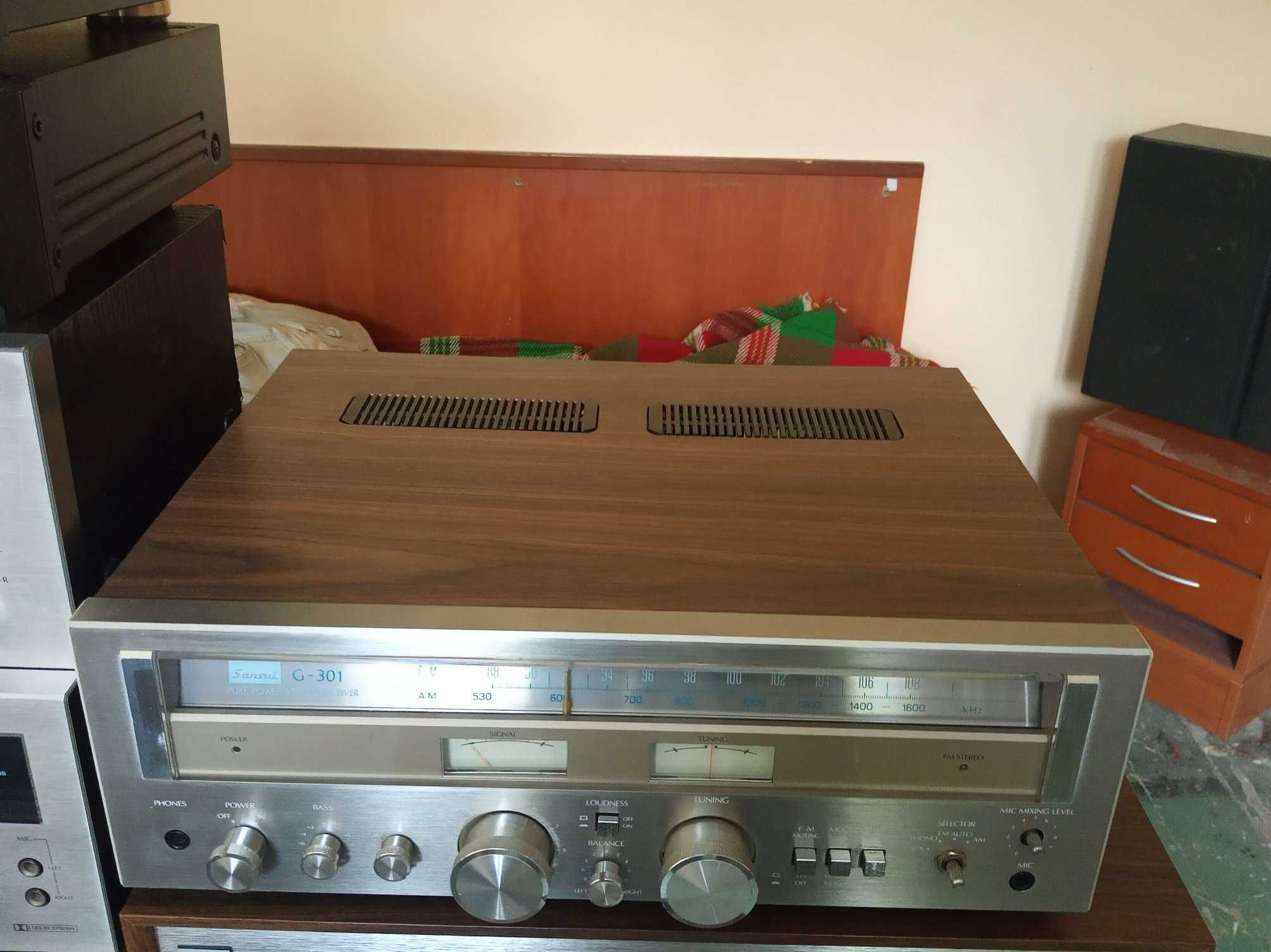 Продавам : Sansui G-301/ Vintage Hi-Fi приемник / Работи/ за части