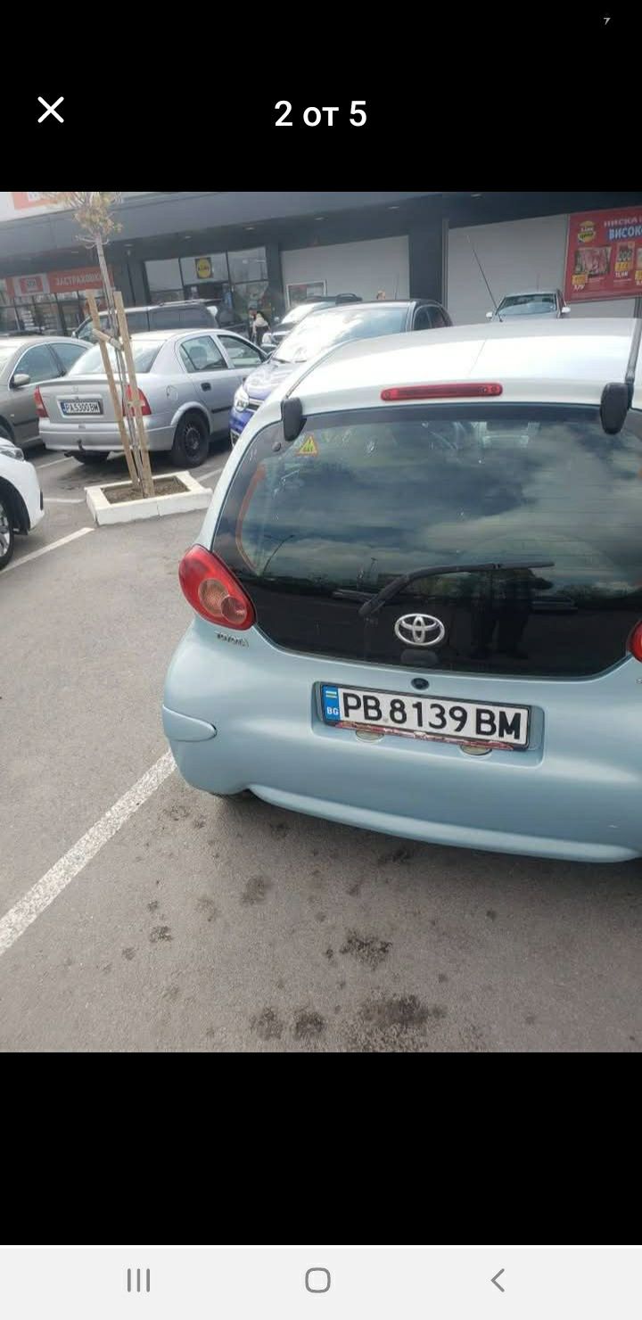 Тойота айго 2007г с нова газова