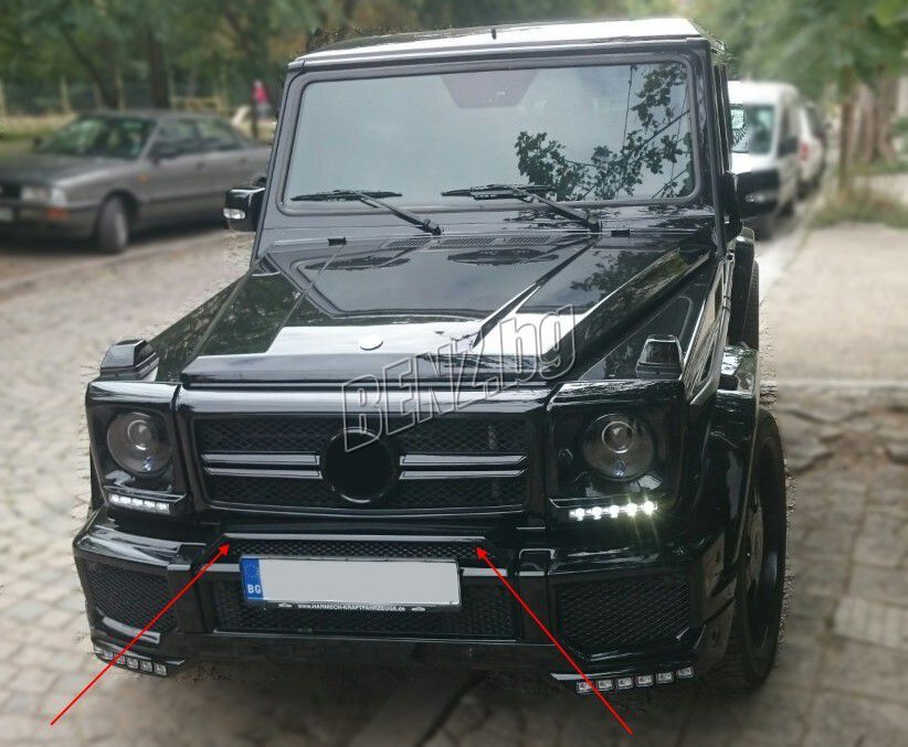 Добавка за предна броня G class W463 dobavka predna bronq Г клас в463