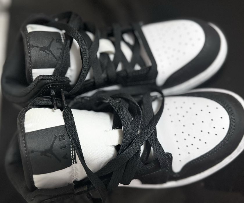 Jordan 1 mid panda elephant.