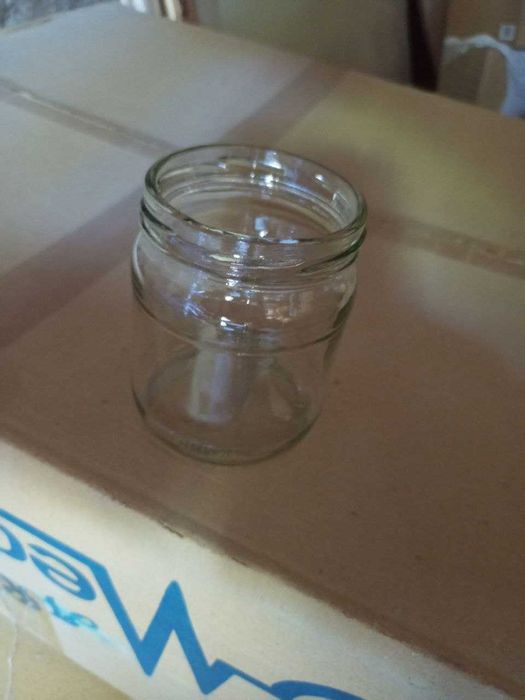 стеклянная банка 400-500 мл из под сметаны каймак