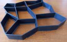 Forma/sablon sau tipar pentru beton amprentat