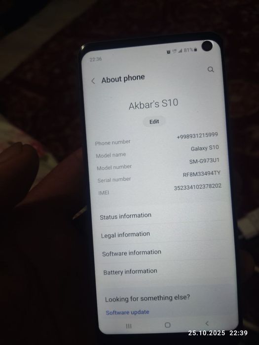 Samsung S 10 Amerkansky