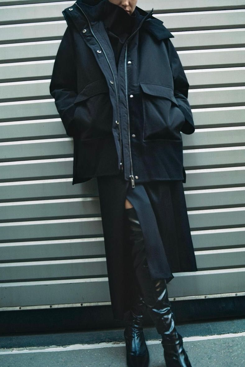 Geaca Zara dama tip parka