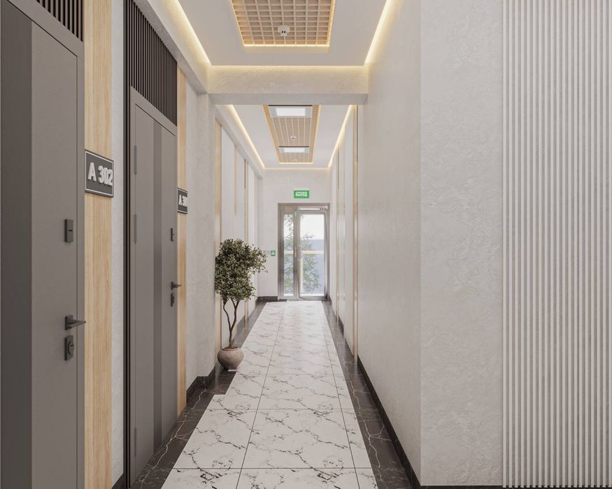 Novza Metro 2 ком квартира  2/4/9  84м2