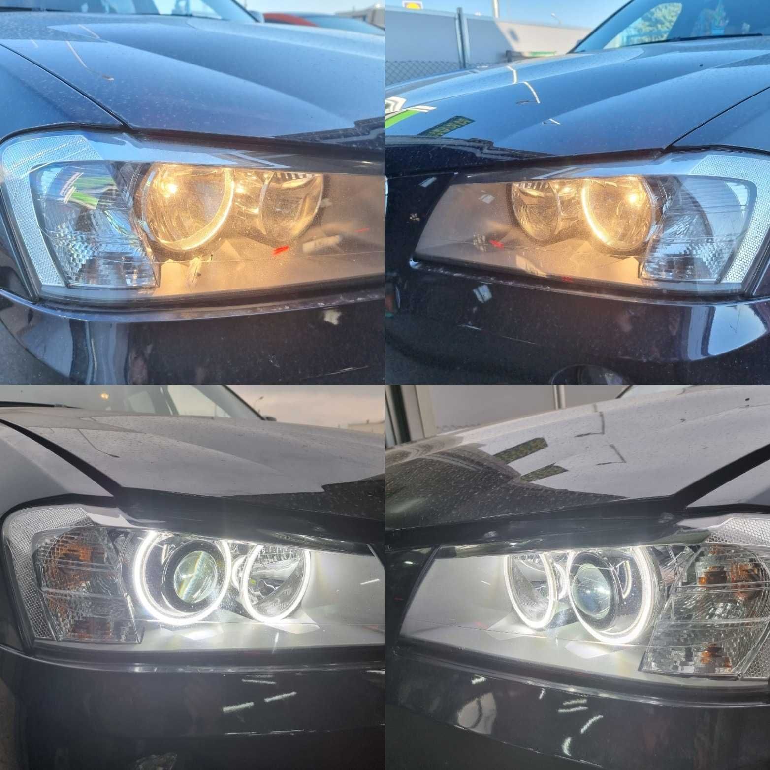 Lupe Morimoto+Kit Led 60W +Angel eyes Led SAMSUNG BMW X1/X3