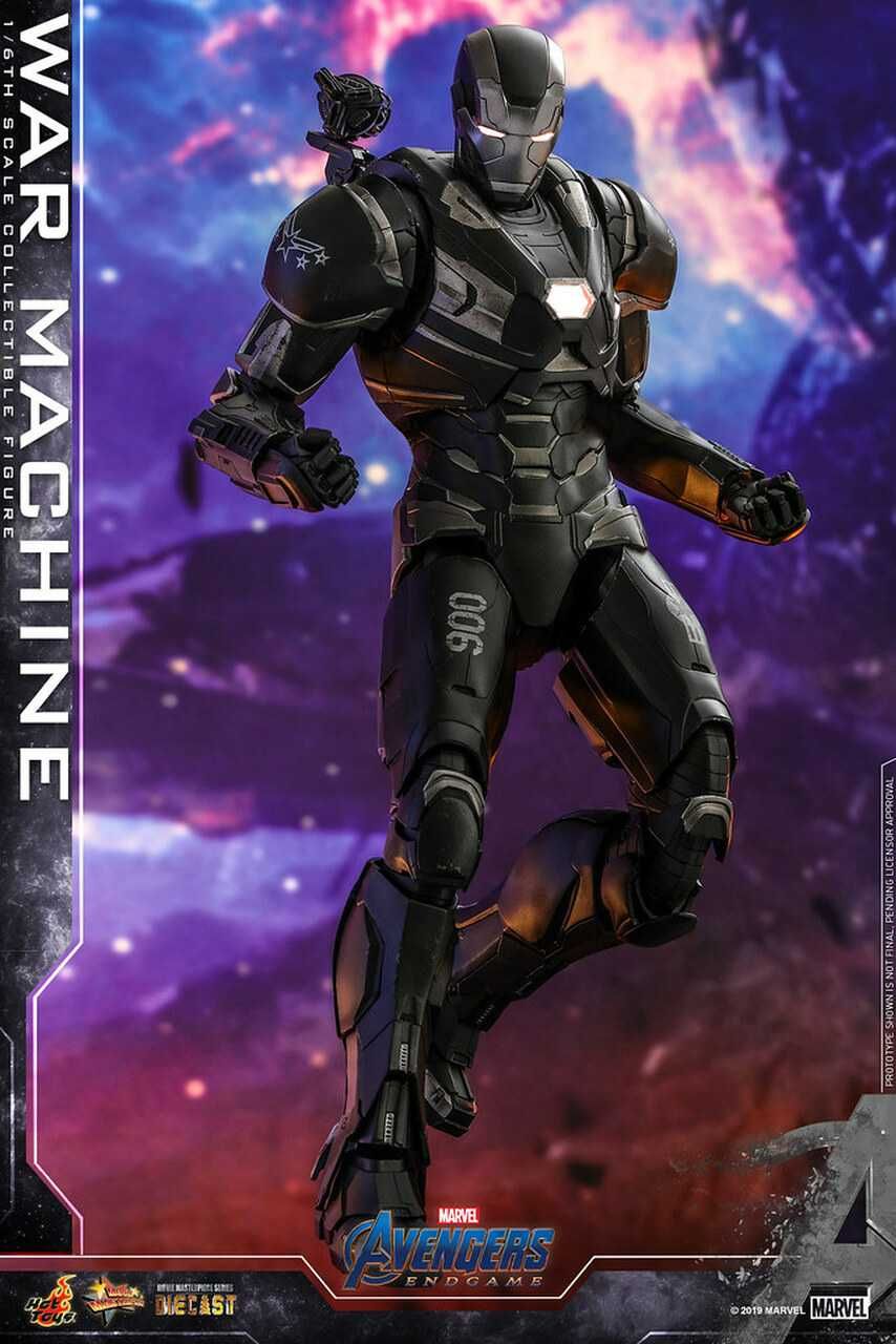 Колекционерска фигурка Hot Toys War Machine Mark 6 Iron Man Endgame