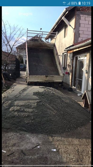 Vand nisip balastru piatra sort