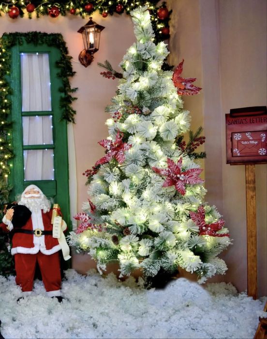 Decor craciun brazi fundal